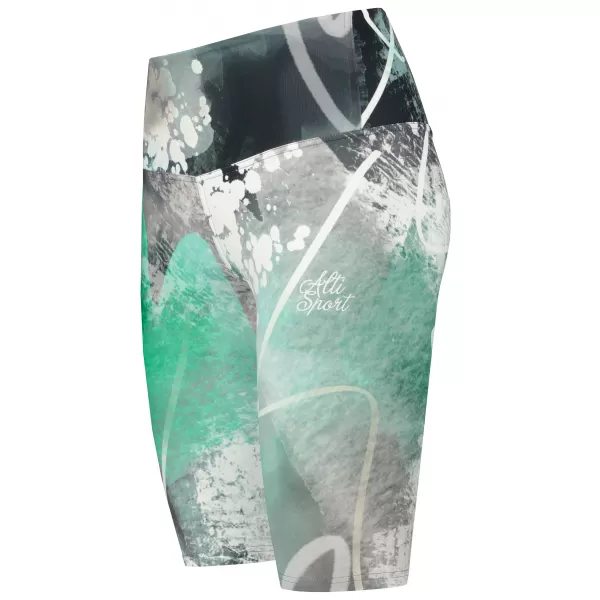  Dámské legíny nad kolena premium ALTISPORT VOJ/ALW017LEG02 TYRKYSOVÁ 