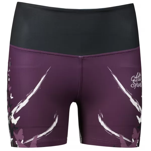  Jambiere scurte premium de damă ALTISPORT VOJ/ALW022LEG03 VIOLET 