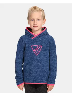 Hanorac fleece pentru fetiță KILPI FLOND-JG UJ0253KI ALBASTRU ÎNCHIS