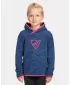 Hanorac fleece pentru fetiță KILPI FLOND-JG UJ0253KI ALBASTRU ÎNCHIS