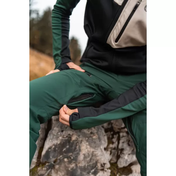  Pantaloni de exterior impermeabili pentru bărbați NORDBLANC ZESTILY NBFPM7960 VERDE ÎNCHIS 