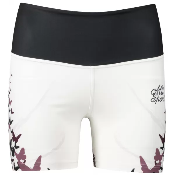  Jambiere scurte premium de damă ALTISPORT VOJ/ALW022LEG03 ALB 