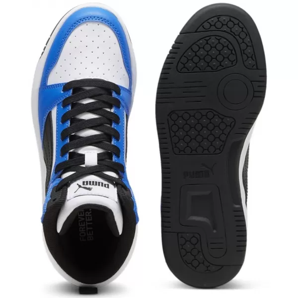  Pantofi pentru copii PUMA REBOUND V6 MID JR 393831-06 ALB 