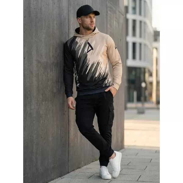 Hanorac funcțional premium pentru bărbați ALTISPORT VOJ/ALM006MI01 NEGRU MARO 
