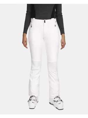 Pantaloni de schi softshell pentru femei KILPI DIONE-W UL0408KI ALB
