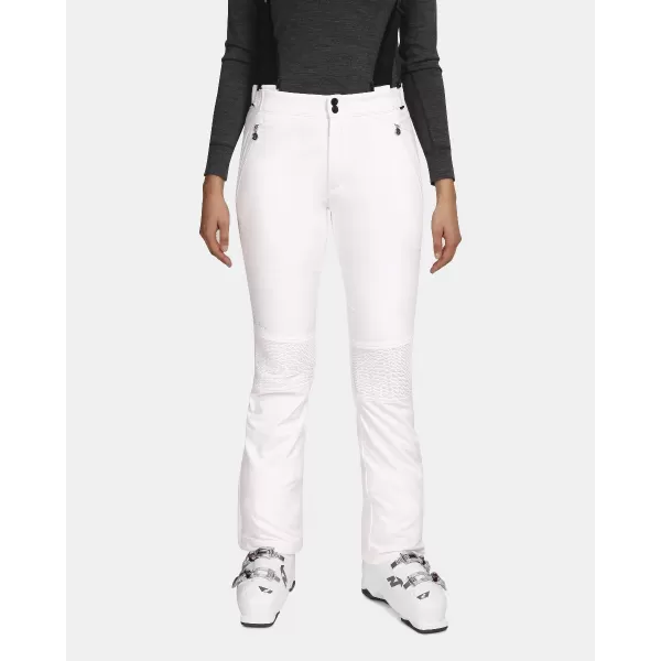  Pantaloni de schi softshell pentru femei KILPI DIONE-W UL0408KI ALB 