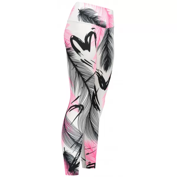  Jambiere lungi premium de damă ALTISPORT VOJ/ALW001LEG01 ALB ROZ 