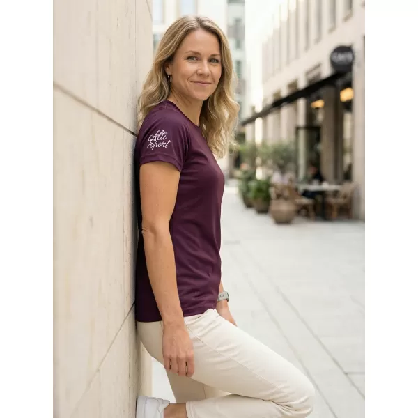  Tricou funcțional premium pentru femei ALTISPORT VOJ/ALW000TR01 VIOLET 