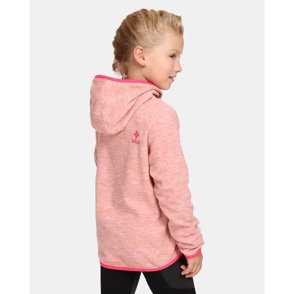  Hanorac fleece pentru fetiță KILPI FLOND-JG UJ0253KI ROZ DESCHIS 