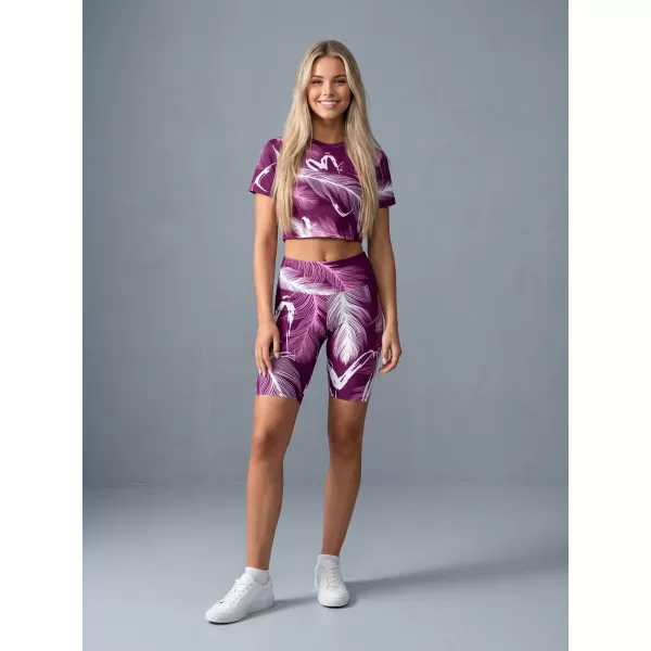  Jambiere de damă deasupra genunchiului premium ALTISPORT VOJ/ALW001LEG02 FUCSIE 