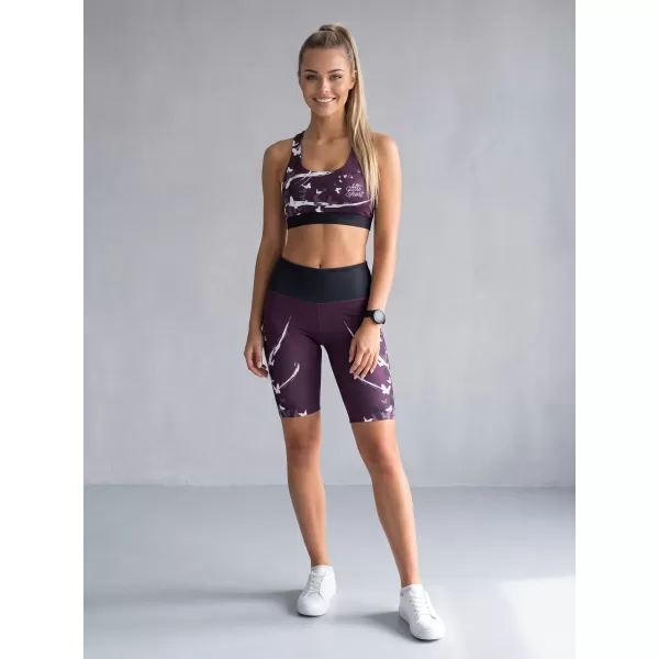  Dámské legíny nad kolena premium ALTISPORT VOJ/ALW022LEG02 FIALOVÁ 