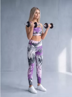Jambiere lungi premium de damă ALTISPORT VOJ/ALW016LEG01 VIOLET