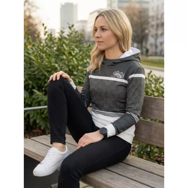  Hanorac premium pentru femei ALTISPORT VOJ/ALW023MI01 GRI 