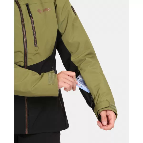  Jachetă de schi pentru femei KILPI FLIP-W UL0113KI VERDE 