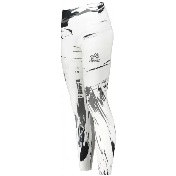  Jambiere lungi premium de damă ALTISPORT VOJ/ALW010LEG01 ALB 
