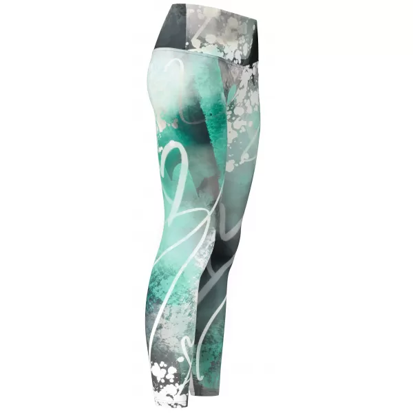  Jambiere lungi premium de damă ALTISPORT VOJ/ALW017LEG01 TURCOAZ 