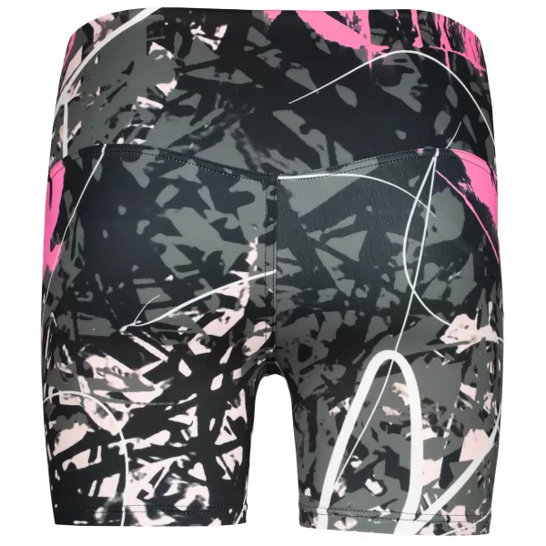  Jambiere scurte premium de damă ALTISPORT VOJ/ALW018LEG03 NEGRU ROZ 