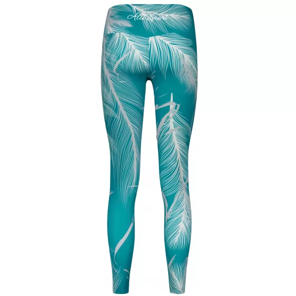  Jambiere lungi premium de damă ALTISPORT VOJ/ALW001LEG01 SMARALD 