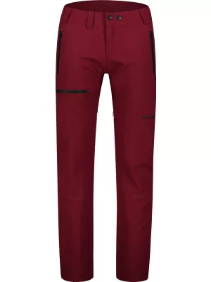 Pantaloni de exterior impermeabili pentru femei NORDBLANC PEACEFUL NBFPL7961 BURGUNDIA