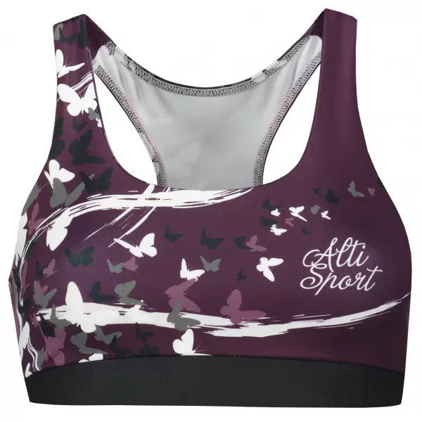  Sutien sport premium pentru femei ALTISPORT VOJ/ALW022POD01 VIOLET 