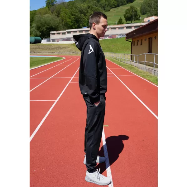  Pantaloni de trening funcționali premium unisex ALTISPORT VOJ/ALM013TEP01 NEGRU 
