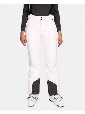 Pantaloni de schi pentru femei KILPI ELARE-W UL0406KI ALB