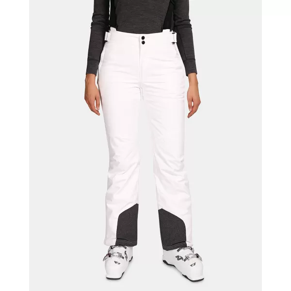  Pantaloni de schi pentru femei KILPI ELARE-W UL0406KI ALB 