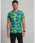 Tricou funcțional premium plus pentru bărbați ALTISPORT VOJ/ALM011TR02 KEROSEN/GALBEN NEON