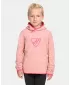 Hanorac fleece pentru fetiță KILPI FLOND-JG UJ0253KI ROZ DESCHIS