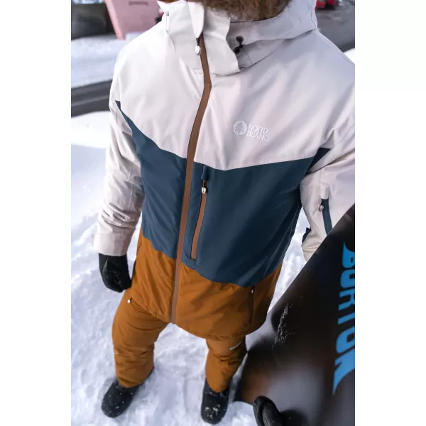  Jachetă de schi pentru bărbați NORDBLANC NIVAL NBWJM7923 ALBASTRU 