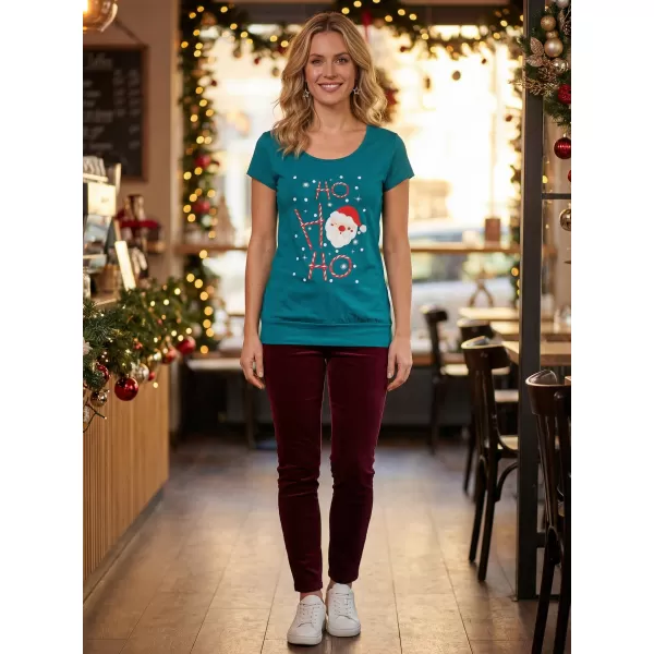  Tricou pentru femei ALTISPORT VANOCE03W120 TURCOAZ ÎNCHIS 