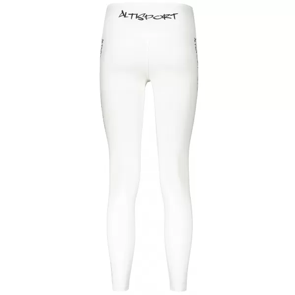  Jambiere lungi premium de damă ALTISPORT VOJ/ALW021LEG01 ALB 
