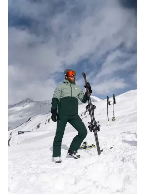 Jachetă de schi pentru bărbați NORDBLANC START NBWJM7925 VERDE