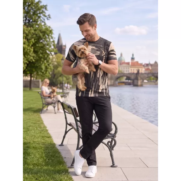  Tricou funcțional premium pentru bărbați ALTISPORT VOJ/ALM010TR01 NEGRU MARO 