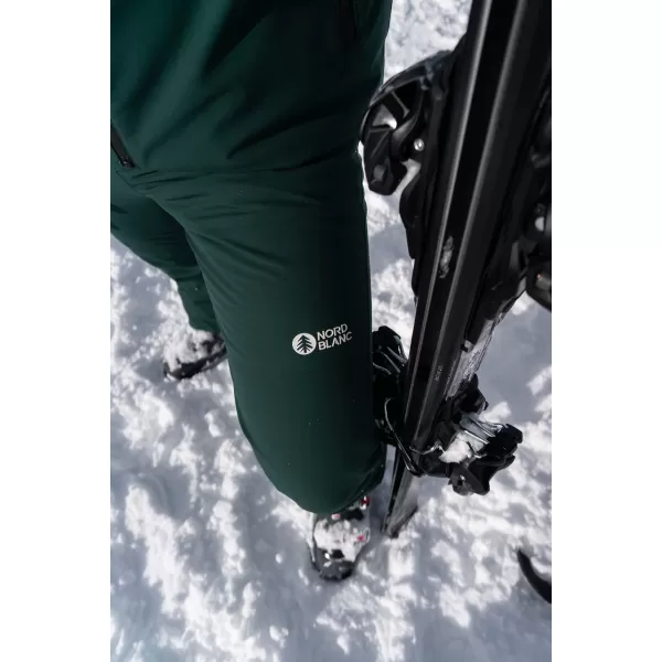  Pantaloni de schi pentru bărbați NORDBLANC ONWARD NBWP7936 VERDE ÎNCHIS 