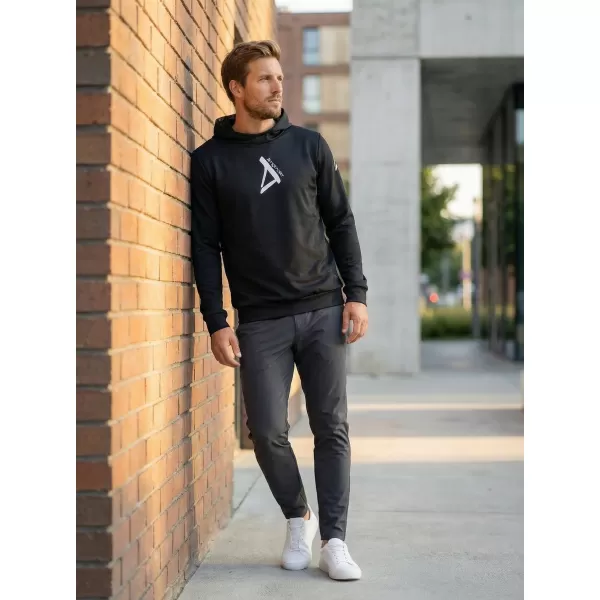  Hanorac funcțional premium pentru bărbați ALTISPORT VOJ/ALM013MI01 NEGRU 