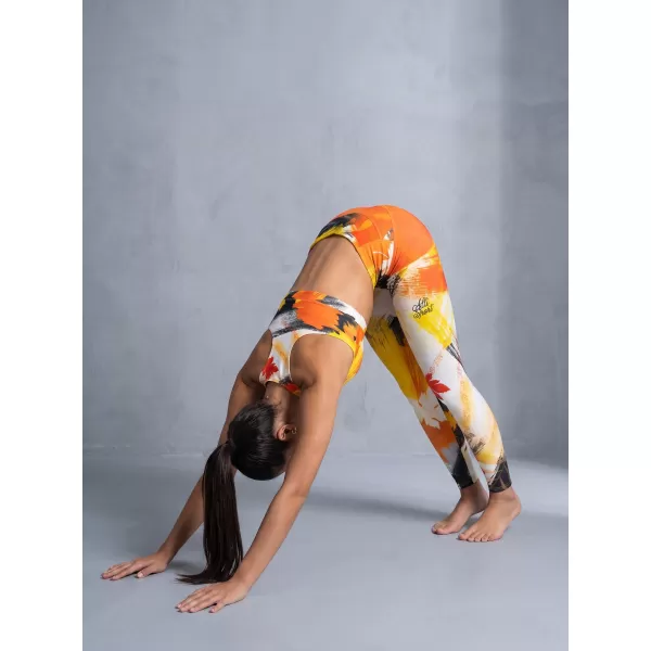  Sutien sport premium pentru femei ALTISPORT VOJ/ALW019POD01 PORTOCALE 
