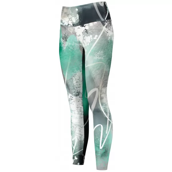  Jambiere lungi premium de damă ALTISPORT VOJ/ALW017LEG01 TURCOAZ 