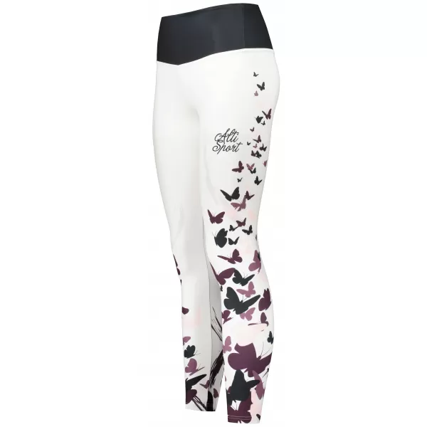  Jambiere lungi premium de damă ALTISPORT VOJ/ALW022LEG01 ALB 