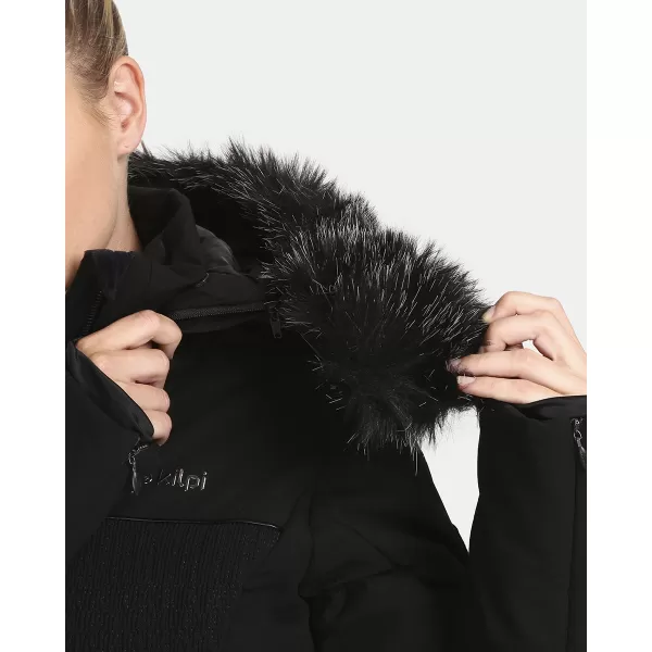  Jachetă de schi pentru femei KILPI EMILIN-W UL0110KI NEGRU 