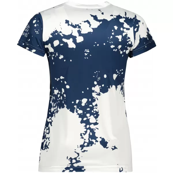  Tricou funcțional premium pentru femei ALTISPORT VOJ/ALW012TR01 ALB/ALBASTRU 