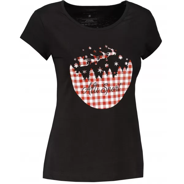  Tricou pentru femei ALTISPORT VANOCE01W122 NEGRU 