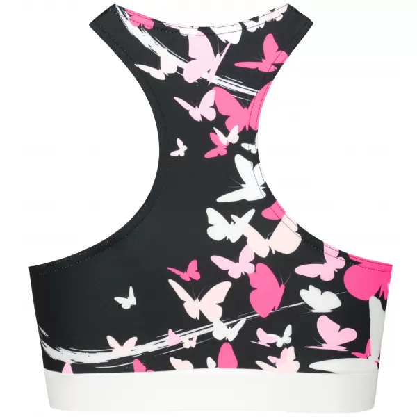  Sutien sport premium pentru femei ALTISPORT VOJ/ALW022POD01 NEGRU ROZ 