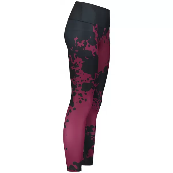  Jambiere lungi premium de damă ALTISPORT VOJ/ALW012LEG01 VIOLET/NEGRU 