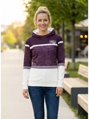 Hanorac premium pentru femei ALTISPORT VOJ/ALW023MI01 VIOLET