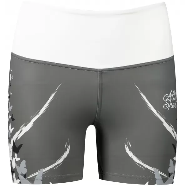  Jambiere scurte premium de damă ALTISPORT VOJ/ALW022LEG03 GRI 