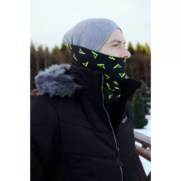  Cravată ALTISPORT VOJ/ALU013NAK01 NEGRU ȘI GALBEN 