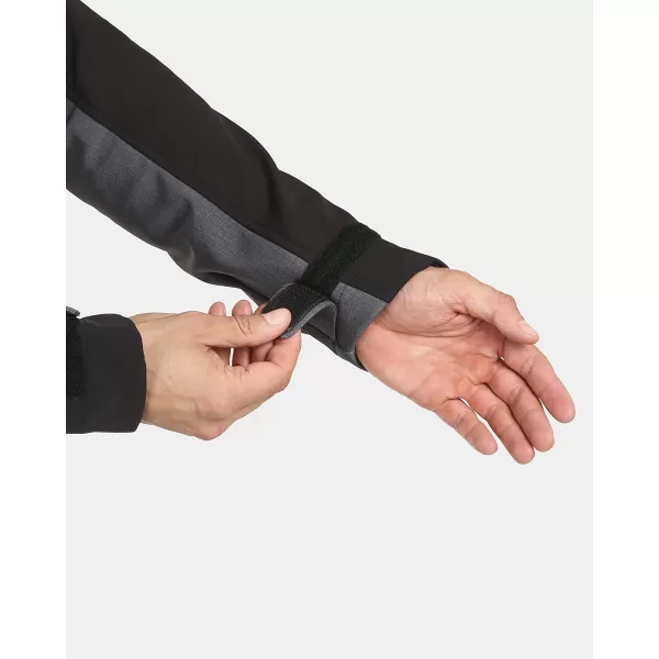  Jachetă softshell pentru bărbați KILPI RAVIO-M UM0126KI GRI ÎNCHIS 