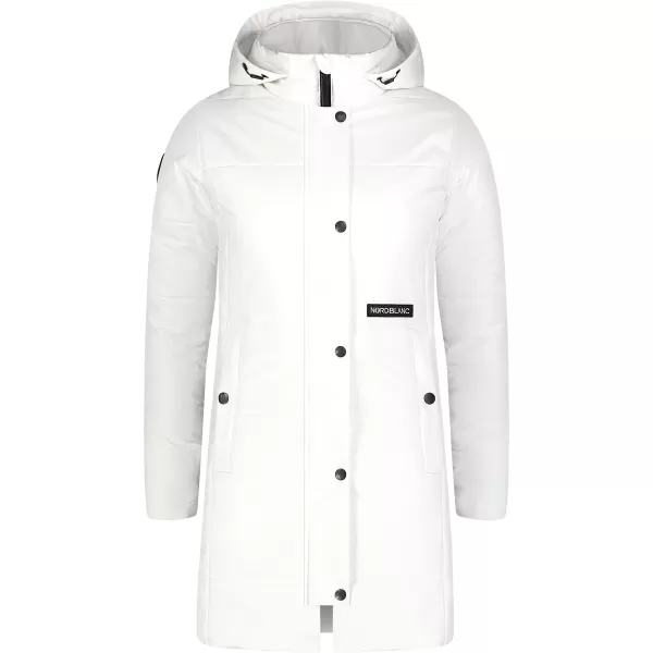  Palton de iarnă de damă NORDBLANC MYSTIQUE NBWJL7943 ALB 