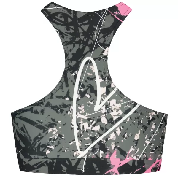  Sutien sport premium pentru femei ALTISPORT VOJ/ALW018POD01 NEGRU ROZ 